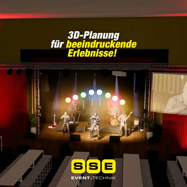 Stellen Sie sich vor, Sie knnten Ihr Event schon vor der Umsetzung in 3D sehen. - 3D-Planung ist ein unverzichtbares Werkzeug fr die erfolgreiche Umsetzung Ihrer Veranstaltung. 